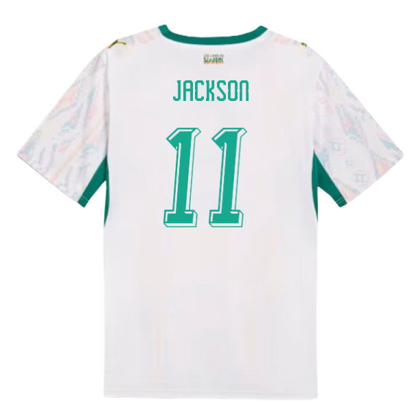 Senegal Nicolas Jackson 11 Home Soccer Jersey World Cup 2026