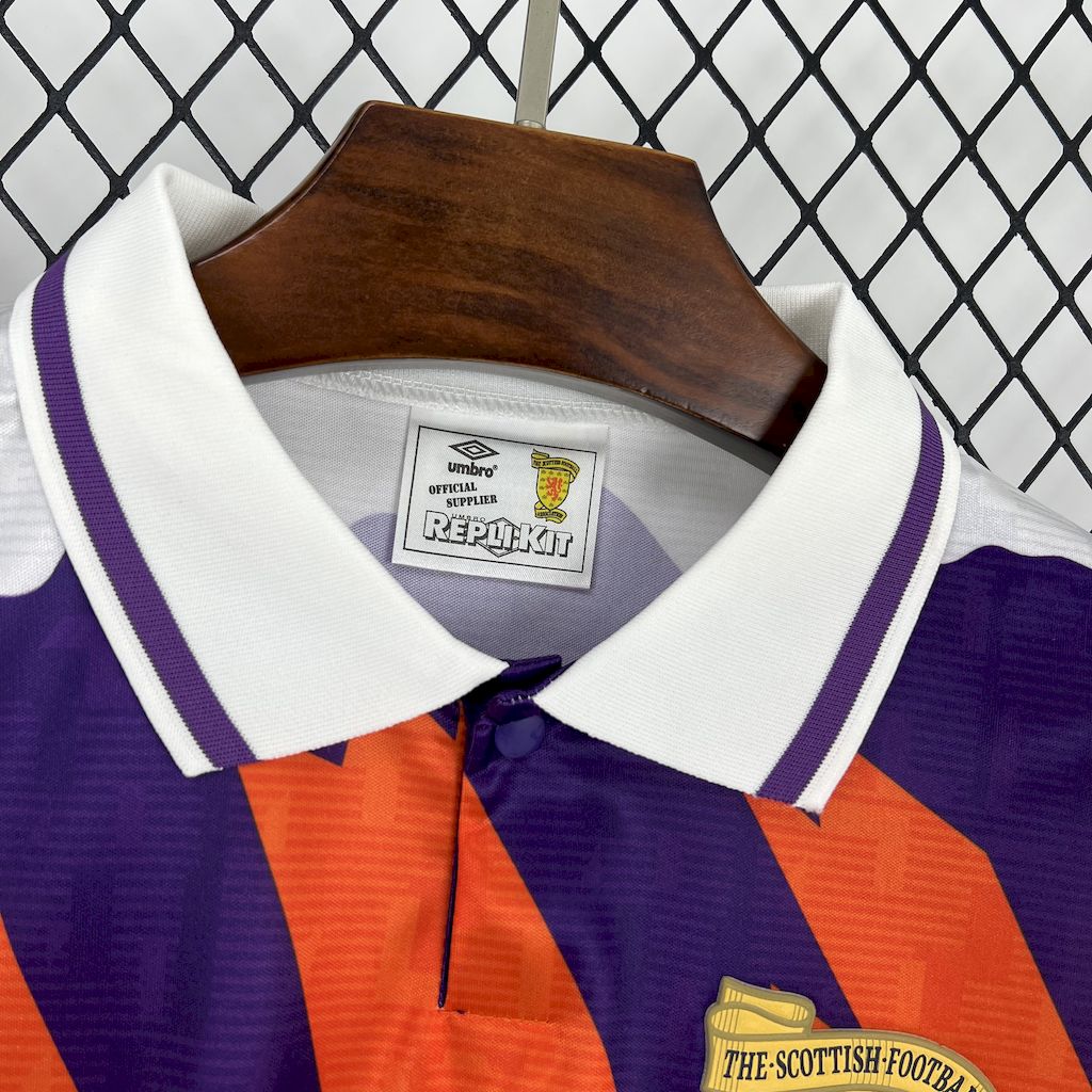 Scotland Retro Away Soccer Jersey 1991-1993