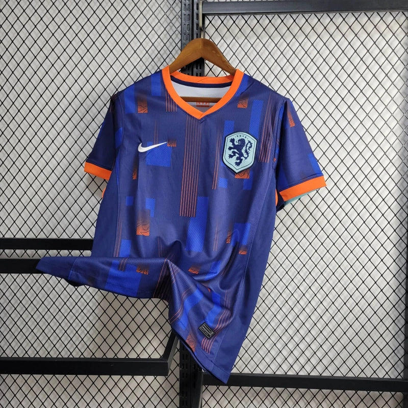 Netherlands Steven Berghuis 11 Away Soccer Jersey Euro 2024