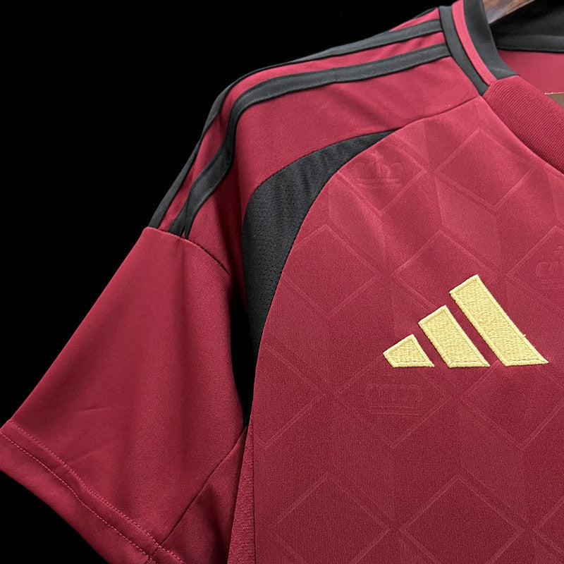 Belgium Kevin De Bruyne 7 Home Soccer Jersey UEFA Euro 2024