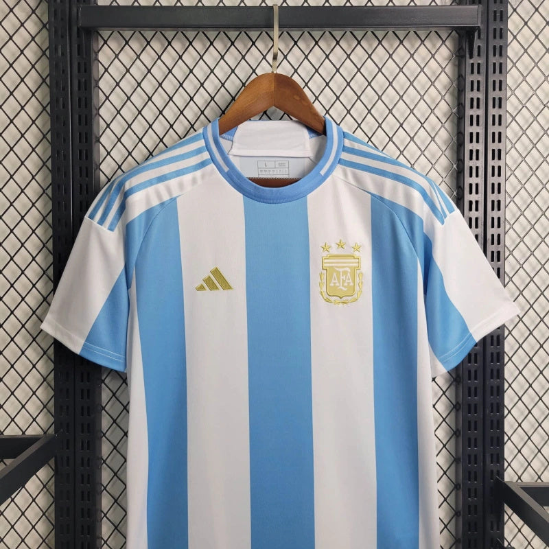 Argentina Gabriel Batistuta 9 Home Soccer Jersey 2024/25