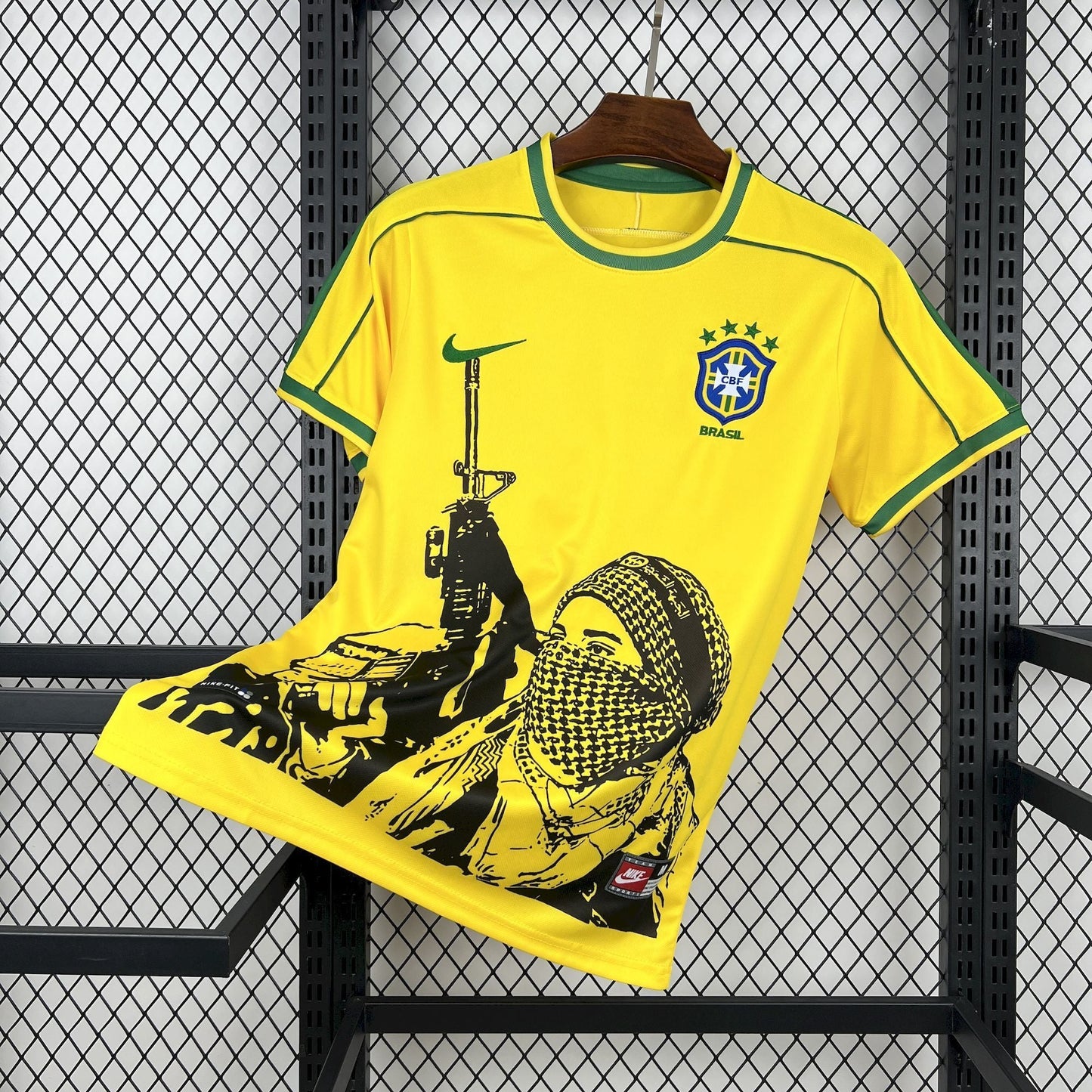 Brazil X Soldat Retro Special Edition Soccer Jersey World Cup 1998