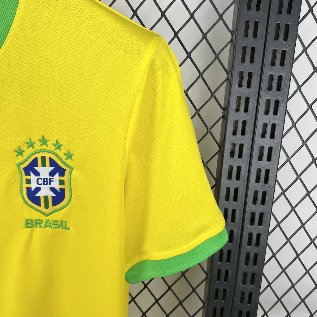 Brazil X AJ Special Edition Soccer Jersey 2025-2026 - Yellow