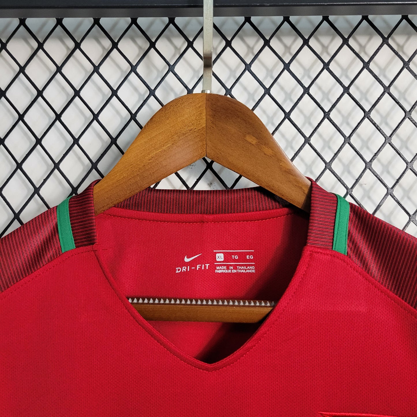 Portugal Retro Long Sleeve Home Soccer Jersey UEFA Euro 2016