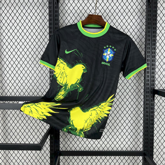 Brazil X Pombo Special Edition Soccer Jersey 2025-2026 - Green