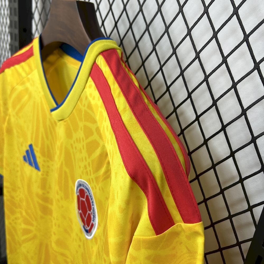 Colombia Jefferson Lerma 16 Home Soccer Jersey World Cup 2026