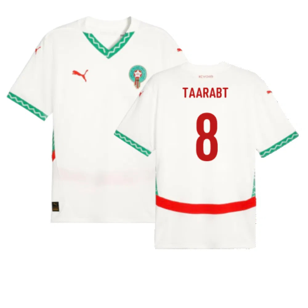 Morocco Adel Taarabt 8 Away Soccer Jersey 2024/25
