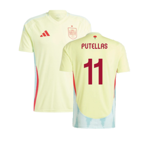 Spain Alexia Putellas 11 Away Soccer Jersey Euro 2024
