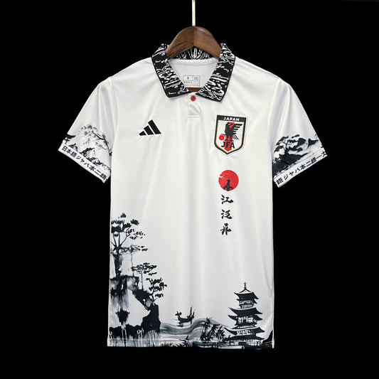 Japan Ink Landscape Limited Edition Soccer Jersey 2023/24 - White