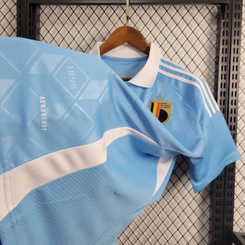 Belgium Jeremy Doku 11 Away Soccer Jersey UEFA Euro 2024