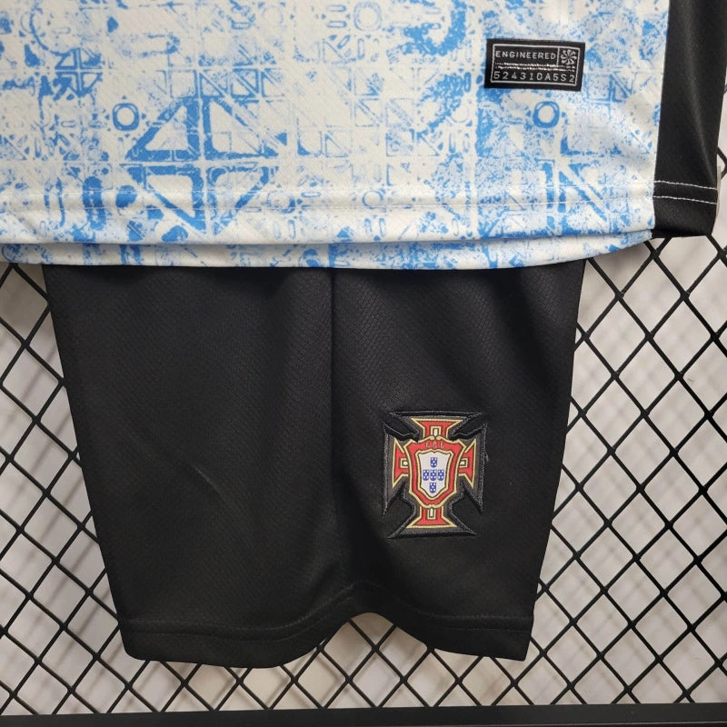 Portugal Kids Away Soccer Jersey UEFA Euro 2024