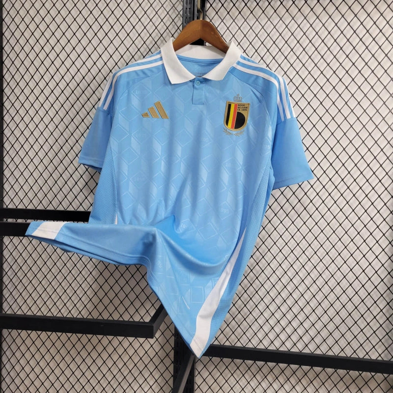 Belgium Romelu Lukaku 10 Away Soccer Jersey UEFA Euro 2024