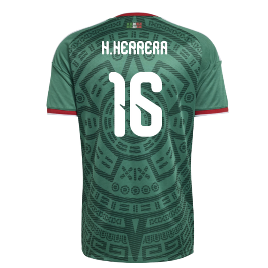 Mexico Hector Herrera 16 Home Soccer Jersey World Cup 2026